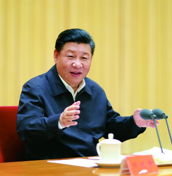 2018年7月3日至4日，全國組織工作會議在北京召開。中共中央總書記、國家主席、中央軍委主席習(xí)近平出席會議并發(fā)表重要講話。 新華社記者 鞠鵬/攝
